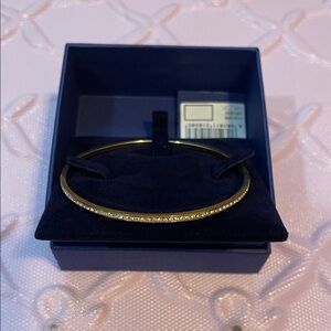 Swarovski Gold Bangle Bracelet